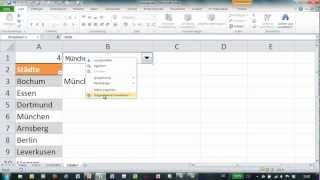 Excel  Formulare mit Dropdown [upl. by Uahc]