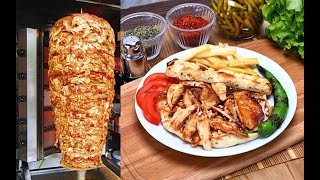 Turkish Doner Chicken Kebap Recipe Traditional Food [upl. by Uok]