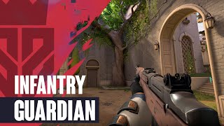 Infantry Guardian Skin Showcase  Valorant Guardian Skins [upl. by Aikemit224]