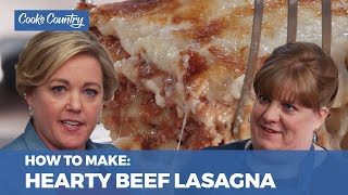 How to Make the Best Hearty Beef Lasagna [upl. by Kowatch]