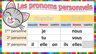 Les pronoms personnels [upl. by Elliven]