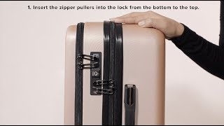 CALPAK Double TSA Key Lock Instructions [upl. by Eurd]