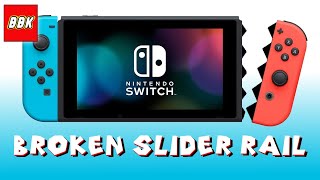 Repairing Broken Nintendo Switch Console Slider Right  Left Rail [upl. by Audrye]