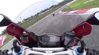 Sepang Track Day with crash 1199S [upl. by Aidole733]