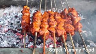 Delicious  Mutton Khiri Kebab  Yummy Street Food 2017 [upl. by Phaedra]