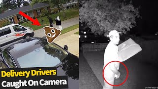 The BEST Delivery Driver Moments Caught On Camera  Funny Delivery Driver Videos [upl. by Aerdnek]