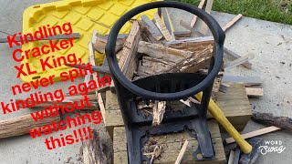 Kindling Cracker XL King wood splitter [upl. by Neddy566]