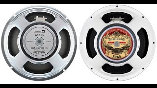 Celestion G1265 vs WGS ET65 [upl. by Idnew]