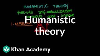 Humanistic theory  Behavior  MCAT  Khan Academy [upl. by Rosol]