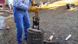 Kindling Cracker Firewood Kindling Splitter Review [upl. by Gerstner]