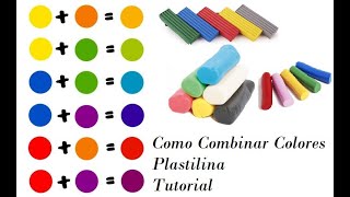 Como combinar colores con plastilina [upl. by Nylirac]