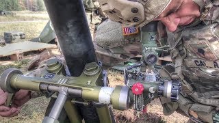 Livefire Mortar Range M252A1 81mm Mortar System [upl. by Yeslah922]