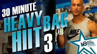 30 Minute Boxing Heavy Bag HIIT Workout Round 3 [upl. by Samuelson]