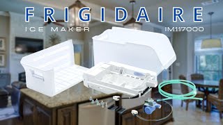 How To Remove A Frigidaire Ice Maker Removal Reinstallation amp Review IM117000 [upl. by Kcid165]