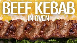 How To Make Beef Kebab In The Oven  The BEST Persian Koobideh Kebab Recipe EVER [upl. by Oba]