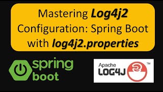 Log4j2 Configuration in Spring Boot Using log4j2properties for Logging  Spring Boot logging [upl. by Byers]