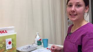 Student Nursing Skills Furosemide Lasix IV Direct IV Push [upl. by Etteiluj]