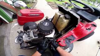 Removing Carburetor Briggs amp Stratton 175 hp Engine [upl. by Bolanger]