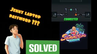 how to connect jennys laptop with Anon PC  Summertime Saga Jennys Laptop Password Android Games [upl. by Ddal]