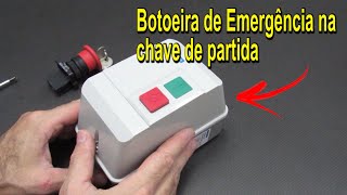 Instalando Botoeira de Emergência na chave de partida [upl. by Chemar349]