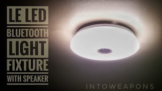 LED Music Ceiling Light Installation amp Review [upl. by Eboh]