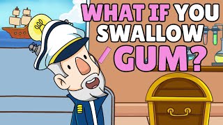 What REALLY Happens If You Swallow Gum [upl. by Lemart328]