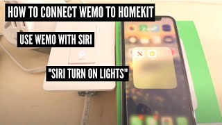 How To Connect Wemo To HomeKit and Siri [upl. by Lihkin860]