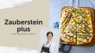 Zauberstein plus von Pampered Chef®  Pizzaplatte mit Steinofenklima [upl. by Benil204]