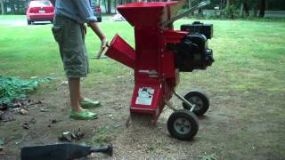 TroyBilt Tomahawk 5HP ChipperShredder [upl. by Stanhope]