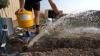 Installing My Bore Well Pump At Home [upl. by Pansie]