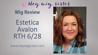 Estetica Avalon in the color RTH628  out of the box styled AND outside WIG REVIEW [upl. by Araiet]