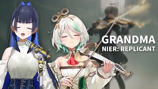 Ouro Kronii amp Cecilia Immergreen  Grandma NIER Beautiful Performance【Hololive EN】 [upl. by Benilda609]