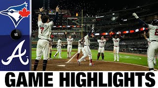 Nick Markakiss walkoff homer powers Braves  Blue JaysBraves Game Highlights 8620 [upl. by Lukash]