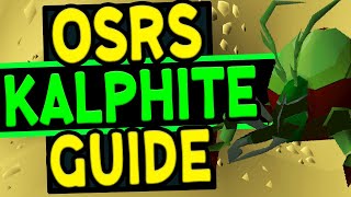 Ultimate Kalphite Slayer Guide Old School Runescape [upl. by Uahsoj]