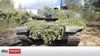 Ukraine War Hidden tanks near the front line [upl. by Barthelemy120]