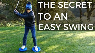 EFFORTLESS GOLF SWING  Simple Move for easy power [upl. by Aiki]