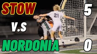 2023 Stow Soccer vs Nordonia [upl. by Suirtimid]