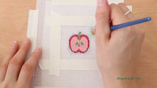 How To Paint a Needlepoint Canvas [upl. by Sheryle]