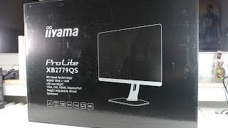 Iiyama Prolite XB2779QS 27 Inch Monitor Unboxing amp First Look [upl. by Adnohsirk]