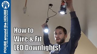 How to install downlightersdownlights LED downlight installation [upl. by Gonroff128]