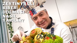 Zeytinyağlı Biber Dolması  Chef Oktay Usta [upl. by Westberg672]