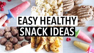 10 EASY HEALTHY SNACK IDEAS You NEED to try Low Cal Healthy Yum [upl. by Aicenad]