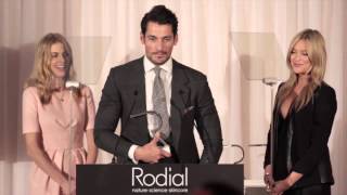 David Gandy  Rodial Beautiful Awards 10032014 [upl. by Enitsahc]