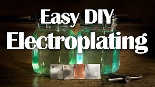 Electroplating  Easy DIY Nickel Copper Zinc Plating [upl. by Checani]