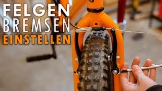 Fahrrad Felgen Bremse einstellen [upl. by Pleasant850]