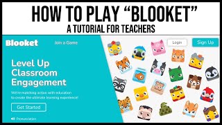 How to Play Blooket  Teacher Tutorial [upl. by Oinafipe]