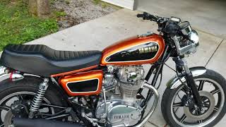 1979 Yamaha XS650 Exhaust Sound [upl. by Philan]