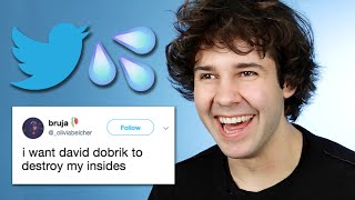 David Dobrik Reads Thirst Tweets [upl. by Asirrom]