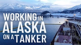 WORKING IN ALASKA ON AN OIL TANKER  LIFE AT SEA [upl. by Ahsurej598]