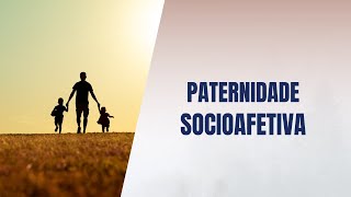 Paternidade socioafetiva [upl. by Stefan]